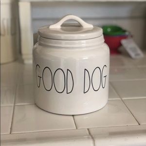 Rae Dunn Good Dog jar